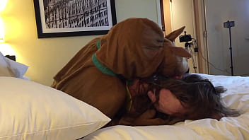 Preview 3 of Big Bubs Oly - Scooby Doo Fucks Mature Crossdresser with BIG ASS