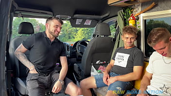 Preview 1 of Japan Mad Brother - 2 BOYFRIENDS RAW BREEDING by 2 SLEAZY lads CAMPER-VAN