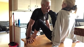 Preview 1 of Mother Forced And Licked By Son - LOVE IN THE KITCHEN