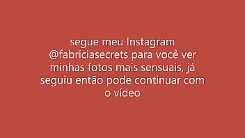 Preview 2 of Cheat Talk Dirty - Fabricia secretes safada pede para seguirem no Instagram ela