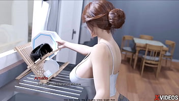 Preview 2 of Cuando Las Colegialas Crecen - HEART PROBLEMS &bull_ EP. 38 &bull_ DOING THE CHORES WITH MY STEPAUNT