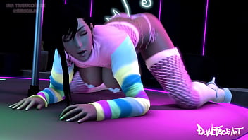 Preview 1 of Hr Click - Onagi / DualFaceArt - Tifa&#039_s Private Dance - Sub espa&ntilde_ol