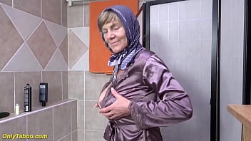 Preview 1 of Mom Dad Xxxii Video - tight granny cunt stretched by cucumber