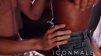 Preview 2 of Massage Arlon - I wanted to try a black guy for the first time,  but he broke my ass