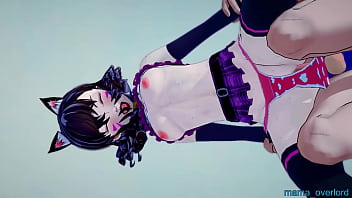 Preview 4 of Amadora Negra - D.va Gatita caliente baila y busca leche