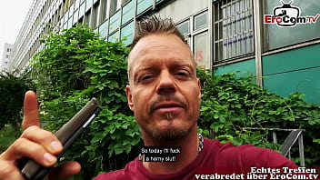 Preview 1 of Offece Xnxx - Mollige dunkelhaarige Milf POV bei einem deutschen Sextreffen drau&szlig_en gefickt