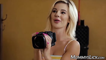 Preview 1 of Girl Touch Cock In Public Bus - Wicked stepmom loves when her daughter plays with her tits