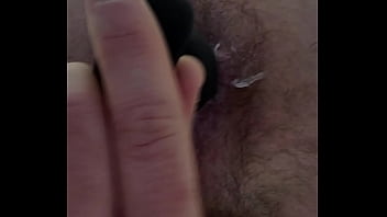 Preview 1 of Sex Xmmxx - Plugging my tight hairy hole