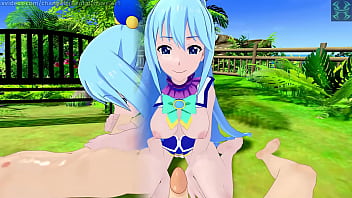 Preview 1 of Xxxh Vido - A quick one 07: Aqua (Konosuba)