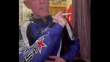 Preview 2 of Big Ass Mirror - Biker smoke