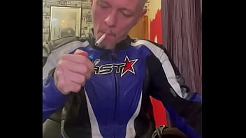 Preview 1 of Big Ass Mirror - Biker smoke