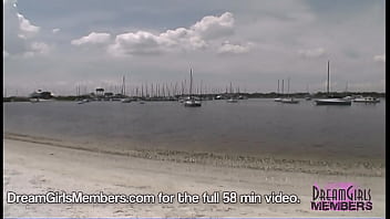 Preview 2 of Gerboydy Goo Cuties Live - She Just Gets Naked At A Public Beach Shower