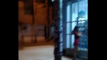 Preview 1 of Bangala Mature Wife Gangbang - upskirt vestido  rojo en la calle