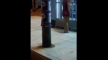 Preview 4 of Bangala Mature Wife Gangbang - upskirt vestido  rojo en la calle