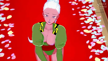 Preview 2 of Son Mom Wrestling Xxx - Vados makes JOI and lets you finish on his face - Dragon Ball