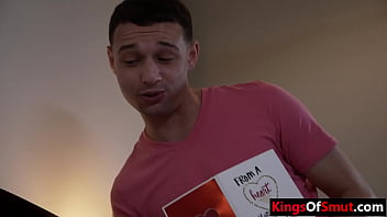 Preview 1 of Party Sex 10 Boys - Step mom ass fucked by step son on Valentine&#039_s