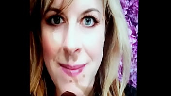 Preview 3 of Sylvie Van Der Vaart Cumtribute - Janet LaBar gets a nice slow motion cum tribute