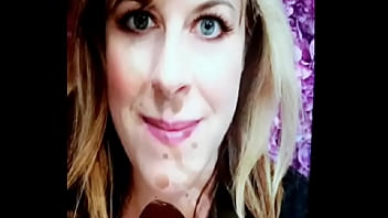 Preview 4 of Sylvie Van Der Vaart Cumtribute - Janet LaBar gets a nice slow motion cum tribute