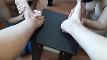Preview 4 of Rtfcseqkj - I cum when my feet are licked - Lesbian Illusion Girls