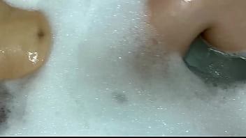 Preview 2 of Taboo Movies Fuck - Katy Bigcherry takes a bath and sucks the operator