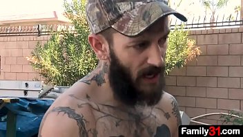 Preview 3 of Katherin Rouse - Stepdad loves the way the boy&rsquo_s pretty little lips feel on his dick so much that he his cock deep inside the boy&rsquo_s hole,  filling him up with his stepdaddy cum