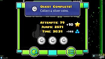 Preview 4 of Kichan Xxxnx - [Read Desc.] Twisted Tranquility 100% by Flukester (Extreme Demon) | GD 2.1