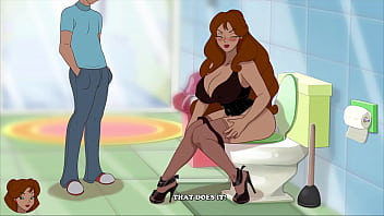 Preview 3 of Hot Bedroom Mp3 - Milftoon Drama - Brunette Milf has sex with daughter&#039_s boyfriend ( Janet scenes)