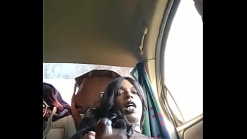Preview 2 of Bhauj Odiasex - Extremely horny Exhibitionist Public Trans Slut stroking her BBC