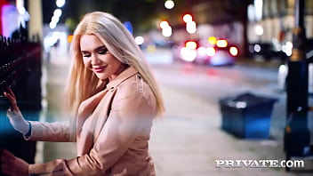 Preview 1 of Japan Tiny Gitu Sex - Private.com - Cute Blonde Gina Varney Enjoys 2 Dicks In FMM Threesome!