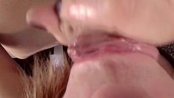 Preview 4 of Booty Chasers - Extreme Close Up Female POV Blowjob Absolutely Fills My Mouth With His Cum