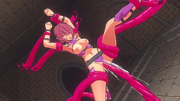 Preview 4 of Tpo Economy - 触手によるダンジョンでのセックス MMD