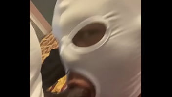Preview 1 of Nida Chohdry Fucking - Masked Chub Swallow BBC