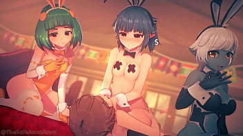 Preview 3 of Suhaag Raat In Japan - Elf Sex (Anna Anon Animation)