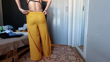 Preview 4 of Sxxxxxxxx Bm - Esposa Heyya experimentando roupas