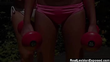 Preview 1 of Bdms Gf Sex - Work out massage and pussy licking