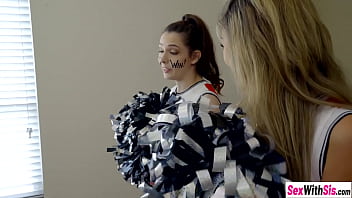 Preview 2 of Public Czech Amateur - Stepsister in cheerleader uniform fucked hardcore raw