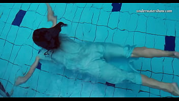 Preview 1 of Gauge Doctor - Big natural tits teen Piyavka Chehova swimming naked