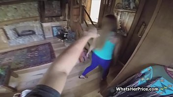 Preview 1 of Dsi Girl Sex In Car - Clean the kitchen but my cock as well for money
