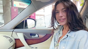 Preview 1 of Maniac Sister - Eva ELLE second SQUIRTING in my Car MULTI CAM