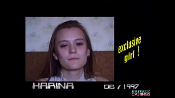 Preview 1 of British Bbw Rose - Teen Karina Discovers Anal at the Private Casting