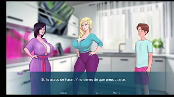 Preview 2 of Lesbians Drunk Aunty - Sexnote gamepley pt1