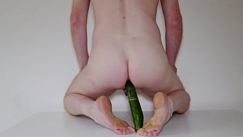 Preview 3 of Diffrents Sites Porn - Anal cucumber dildo
