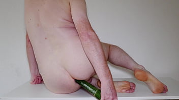 Preview 1 of Diffrents Sites Porn - Anal cucumber dildo