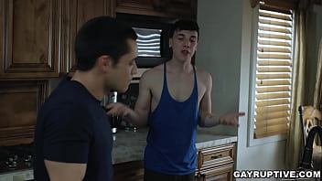 Preview 2 of Kurel 2539 - Troye Jacobs returns home from college break,  he&#039_s surprised to find a stranger,  Andrew Miller whom her parents took in while they are on a cruise.