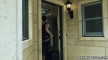 Preview 1 of Kurel 2539 - Troye Jacobs returns home from college break,  he&#039_s surprised to find a stranger,  Andrew Miller whom her parents took in while they are on a cruise.