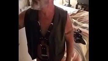 Preview 3 of Hollywood Actress Celebrati - Bateing in leather harness ect for a request