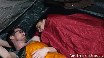 Preview 1 of Stop That We Cant Fuck - Austin Armstrong bareback fucked ass filled with cum in camp