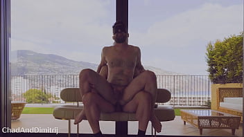 Preview 4 of C Ni Dung Hay - rough bondage breeding fuck in front of a hotel window in Madeira