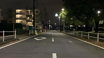 Preview 3 of Www Zzz Hd Sexy Movie Com 2016 - 女装子まゆちゃんが深夜の住宅街の車道の真ん中で全裸になって大股開きしているところに車が来てあわてて逃げる