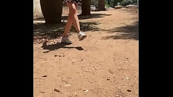 Preview 3 of Ass Chudai - hot day for a walk without panties